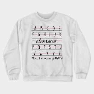 abc alphabet teacher Crewneck Sweatshirt